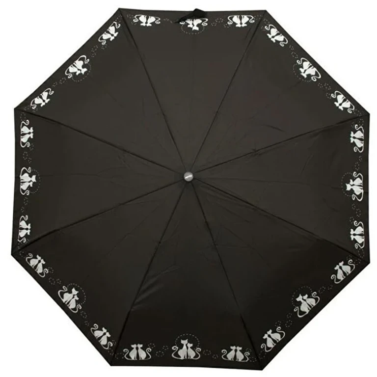 Mini Fiber Dreaming Cats Folding Women's Umbrella