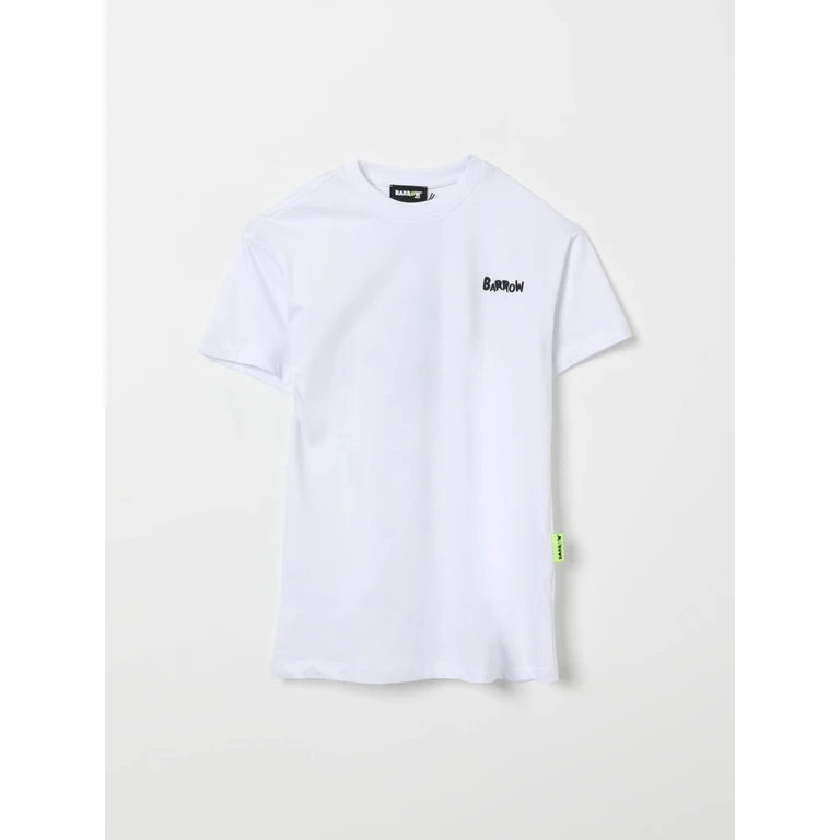Cotton Crew Neck T-Shirt with Logo (S6BKJGDR023002)