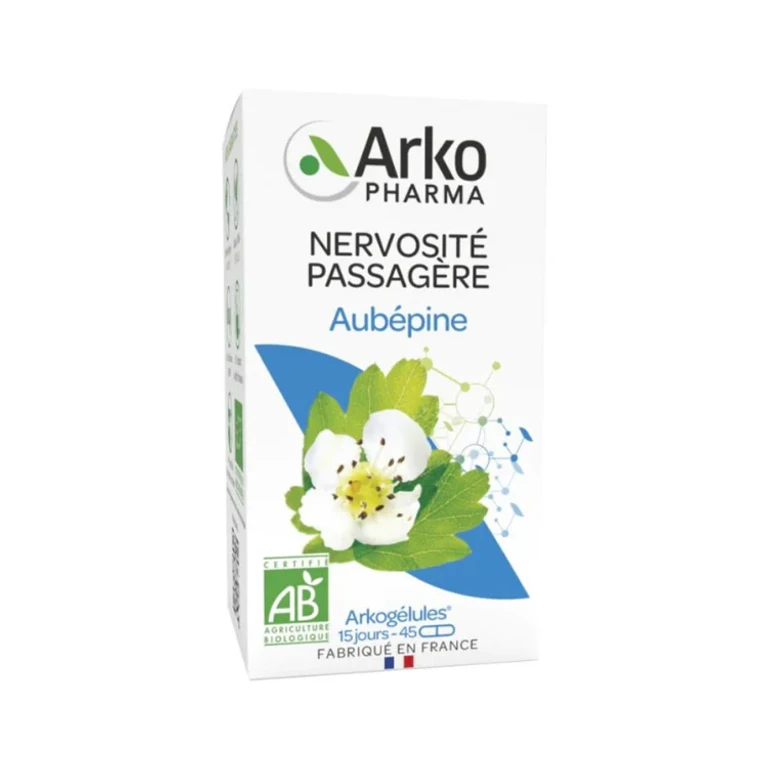 Arkocapsule Nervousness Passing Hawthorn Bio 150 Capsules