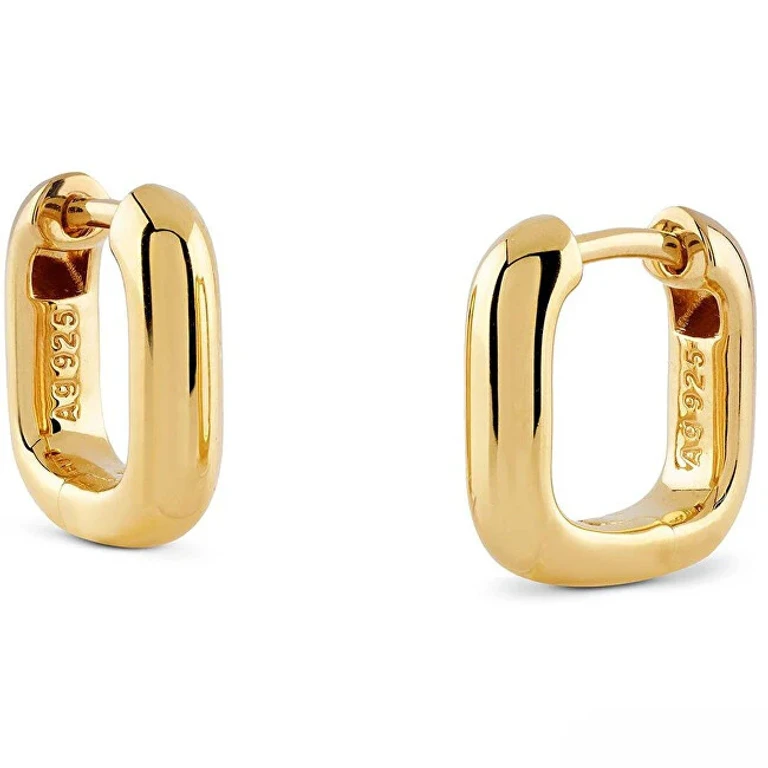 Minimalist Earrings Gold Plated Nuances Jsbe04526Jwygt/U