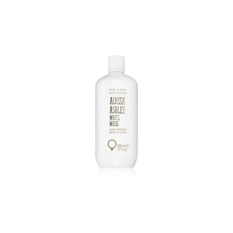 White musk moisturizing hand and body cream 500 ml