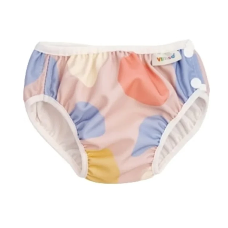 Swim Diaper-Panties M, Pink Shapes