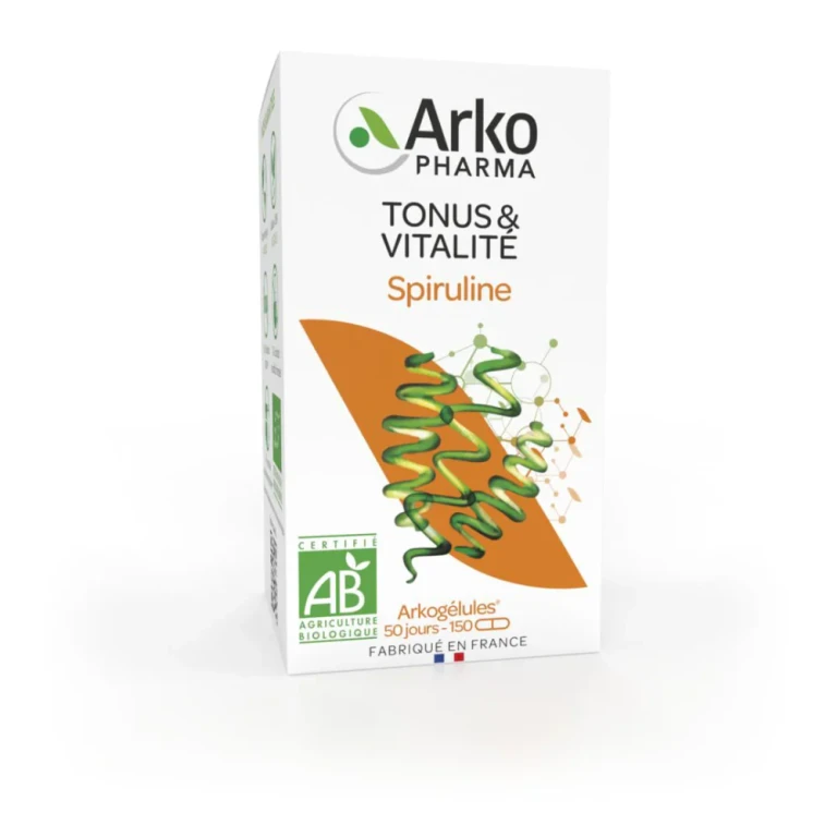 ArkoCapsule - Spirulina - Tone and Vitality - BIO 150 capsules