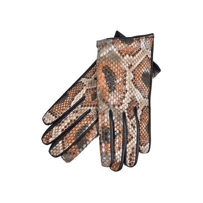 Women'S Python Skin Leather Gloves