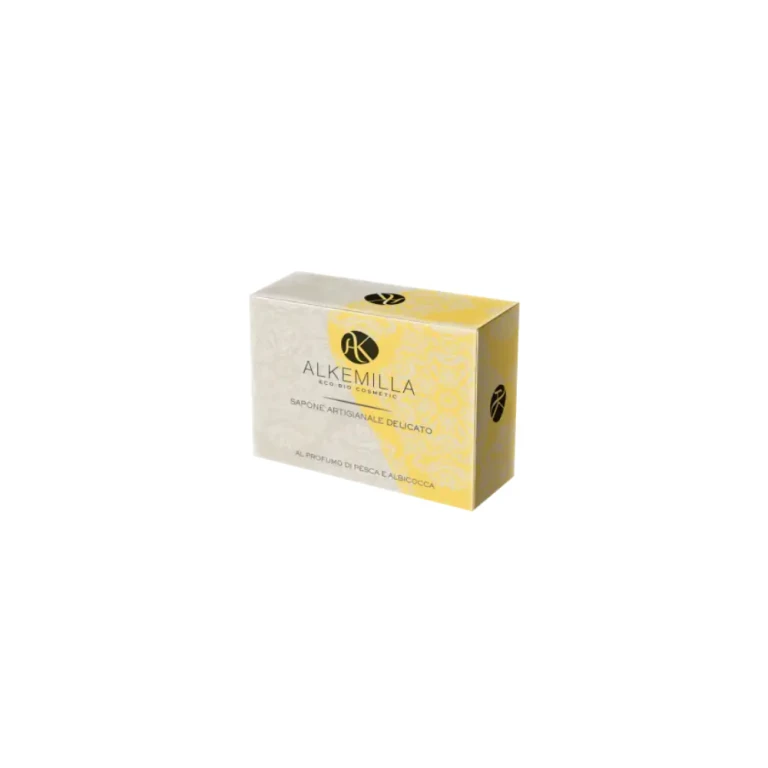 eco bio cosmetic Delicate Soap with Peach and Apricot Scent 100 g