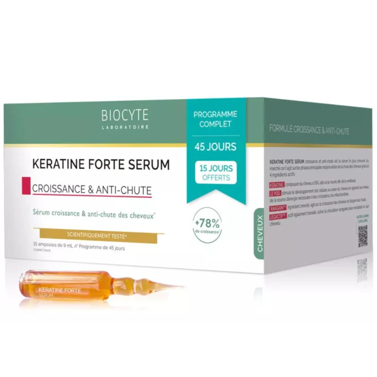 Keratin Forte Serum - Growth & Anti-Hair Loss 15 Vials Lot × 3
