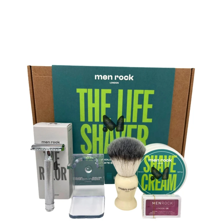 Men-rock Sicilian Lime Beard Razor Gift Set