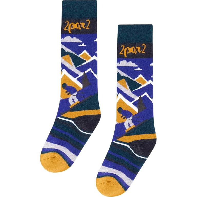 Merino Wool Winter Ski Socks - Kids