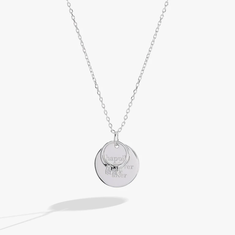 "Happily Ever After" Duo Charm Pendant Necklace