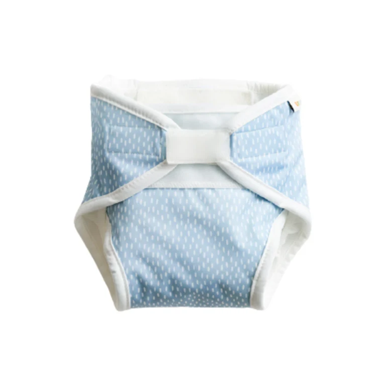 All-In-One Cloth Diaper Size S, Blue Sprinkle