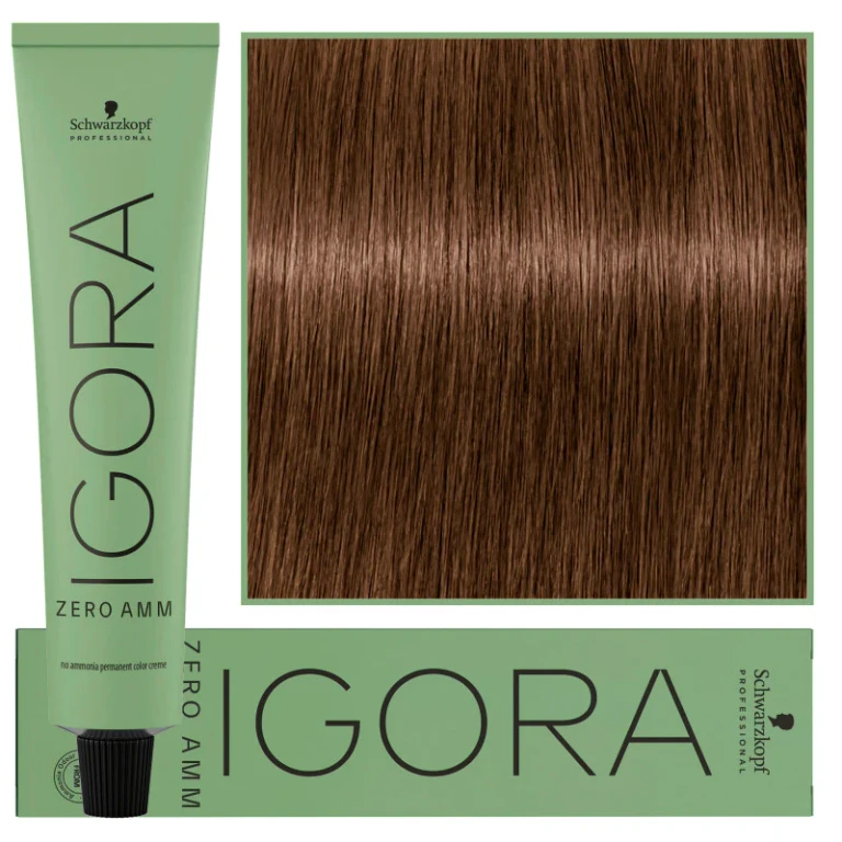 Professional Igora Zero Ammonia Hair Dye 60ml 5-5 | Light Golden Brown