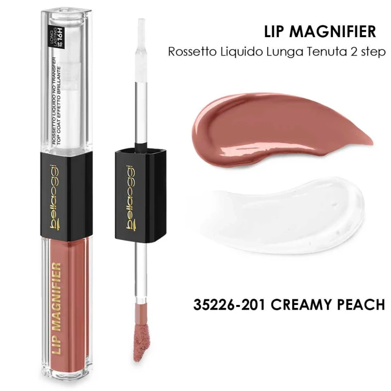 Lip Magnifier Long-Lasting Duo Lipstick 16H Cremay Peach