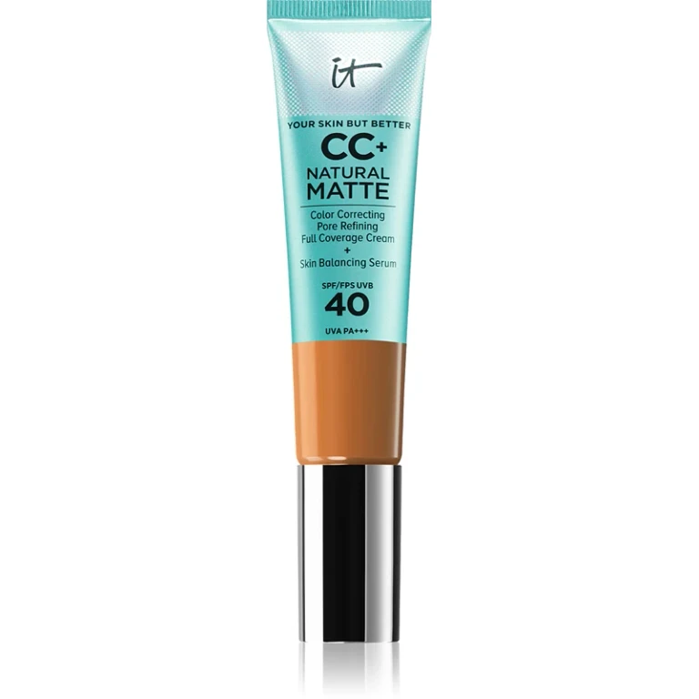 Your Skin But Better CC+ Natural Matte Mattifying Foundation SPF 40 for Women Rich 32ml