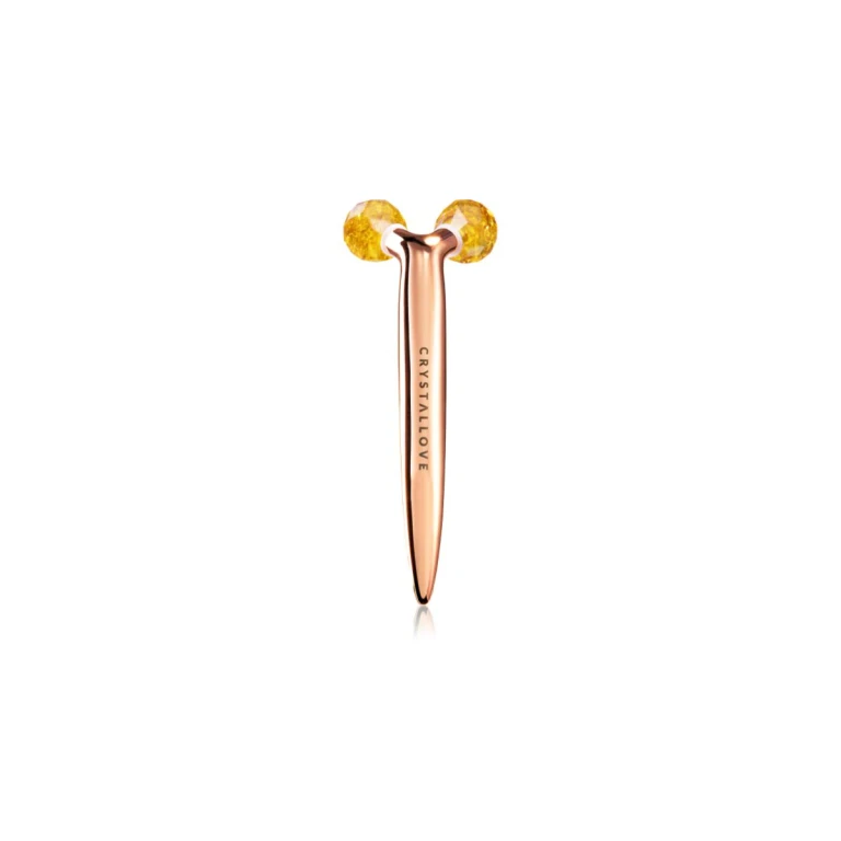 Milky Amber 3D Lift & Sculpt Roller Facial Massage Tools 1Pcs