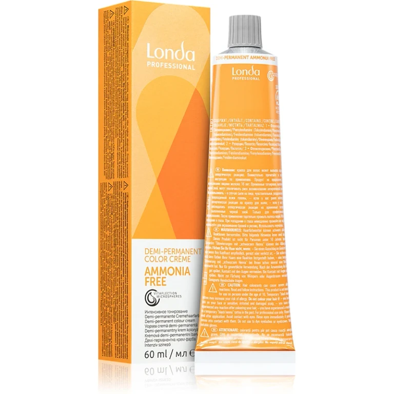 Professional semi-permanent hair coloring cream without ammonia color 3/0 60 ml