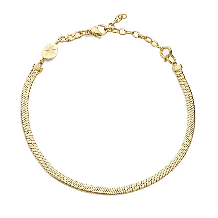 Hádek Essential BNL062 Gold Plated Flat Bracelet