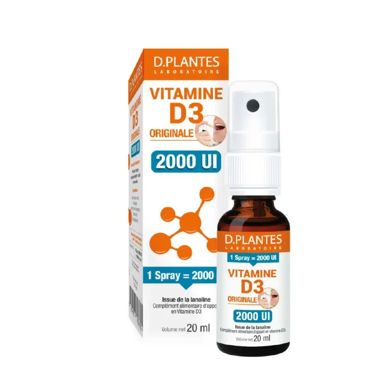 D Plantes Original Vitamin D3 supplement 2000 IU Spray 20ml