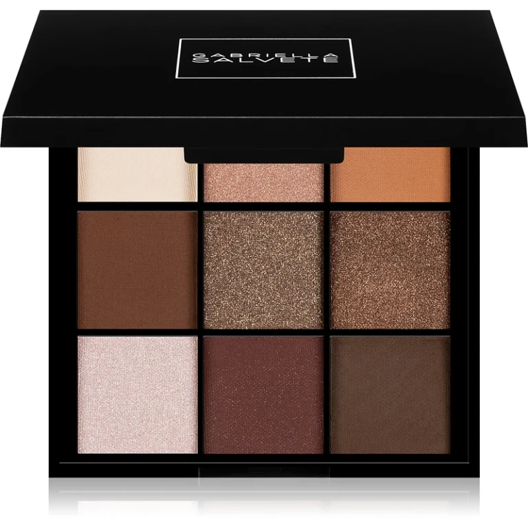 9 eyeshadow palettes with diamond mirror Bronze Eyeshadow Palette 9 g