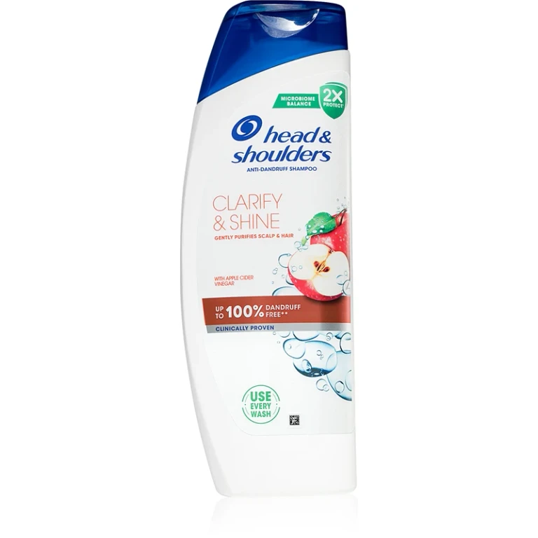 Anti-Dandruff Shampoo Clarify & Shine for Shiny Hair - Volume: 400 Ml