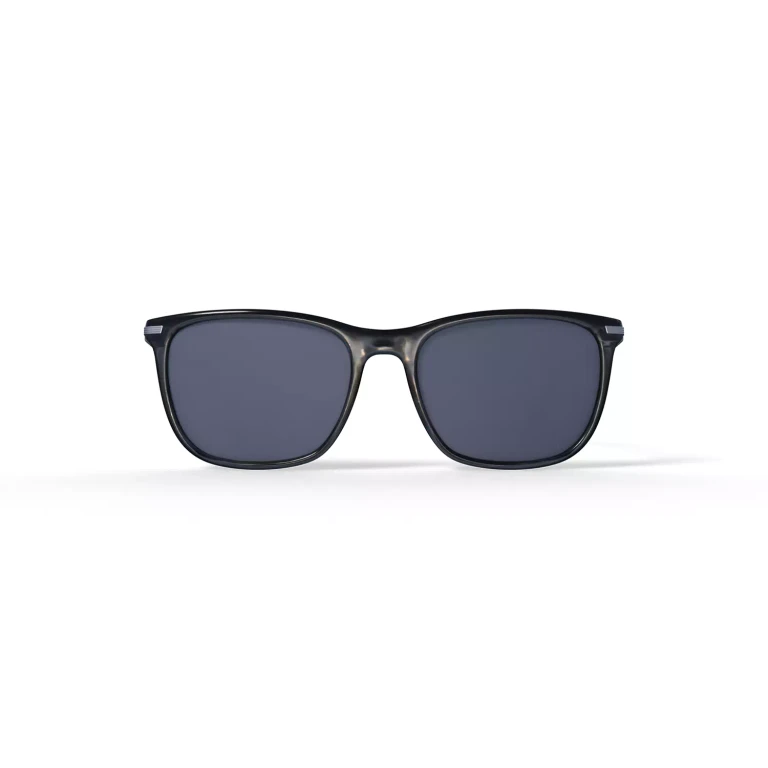 N6250SC Crystal Grey Modified Rectangle Sunglasses