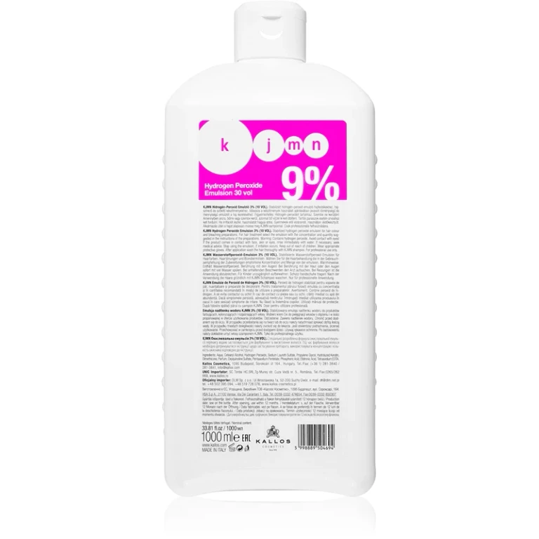 KJMN Hydrogen Peroxide Emulsion 9% - Hair Color - 1000ml