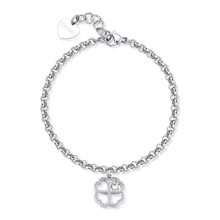 Lucky Light Steel Bracelet Four-Leaf Clover Skt45