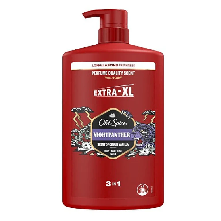 Shower Gel For Men Nightpanther (Body-Hair-Face Cleanser) - Volume: 1000 Ml