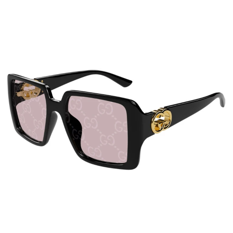 Ladies Black Square Sunglasses GG1692S 006 54