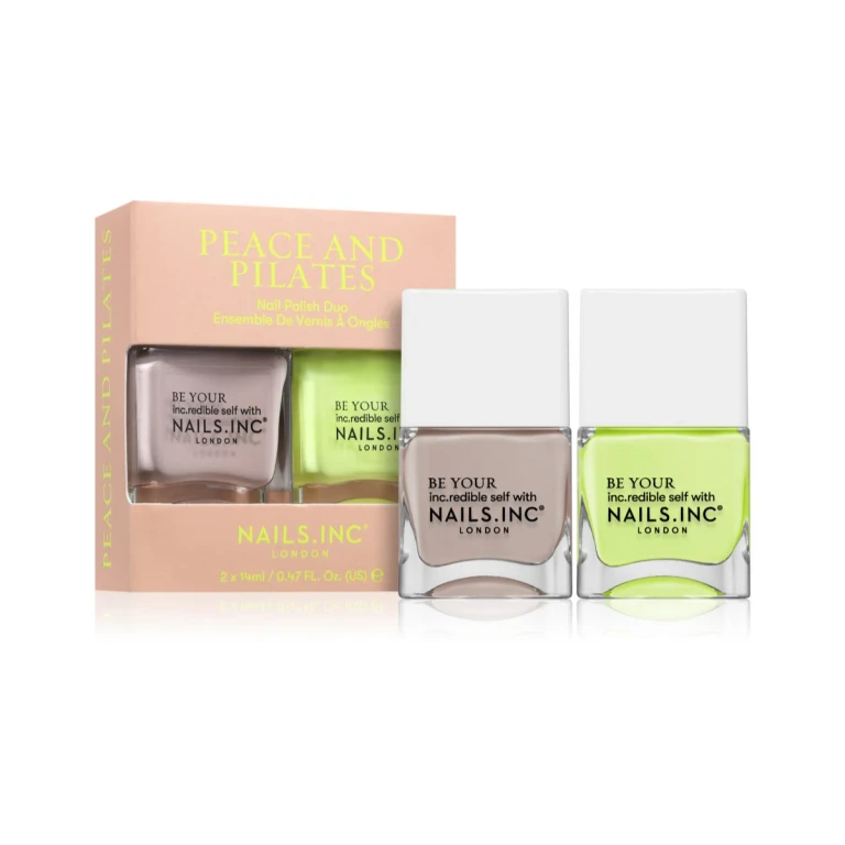 Peace and Pilates Nail Polish Set Brook Street Long Lasting Nail Polish 14ml + Sunlight Square Long Lasting Nail Polish 14ml