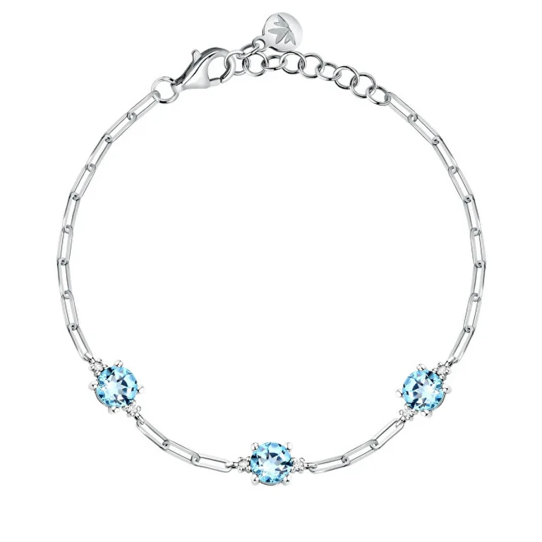 Women's Silver Bracelet With Cubic Zirconia Tesori Saiw291