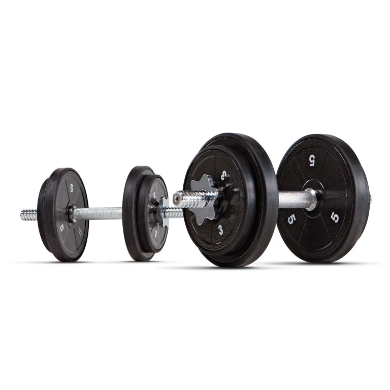 40 lb. Adjustable Dumbbell Set with Carrying Case