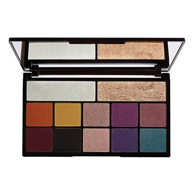 Shadows Palette of Eyeshadows Kiss Of Fire 12 shades 27 g