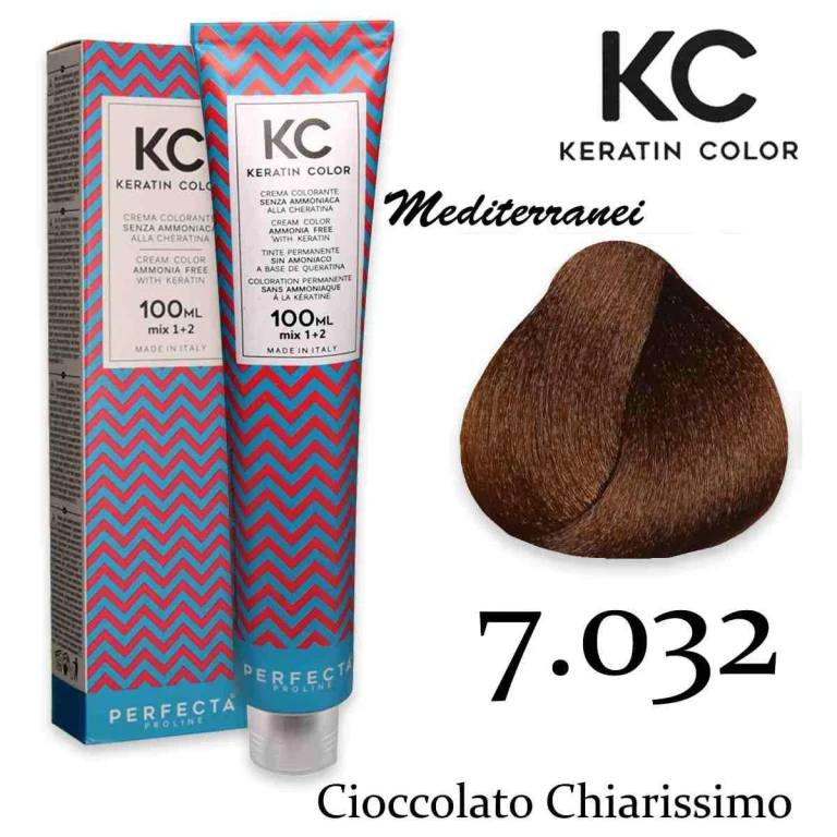 Kc keratin cream color 100ml 7.032