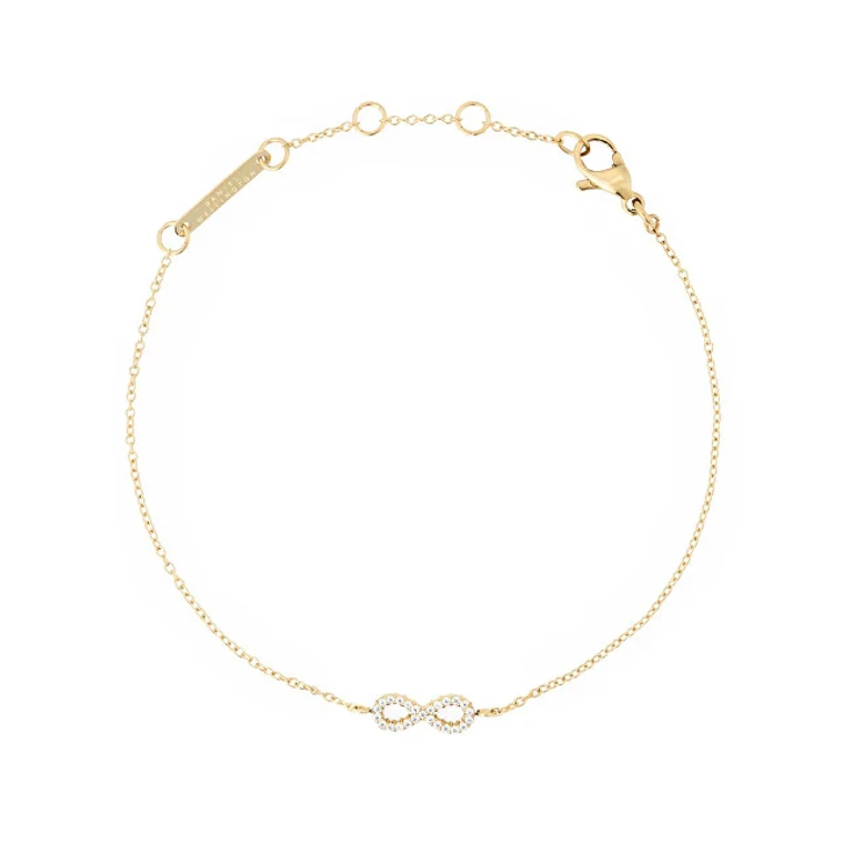 Gold-Plated Bracelet With Infinity Symbol Mirelle Dw00401626