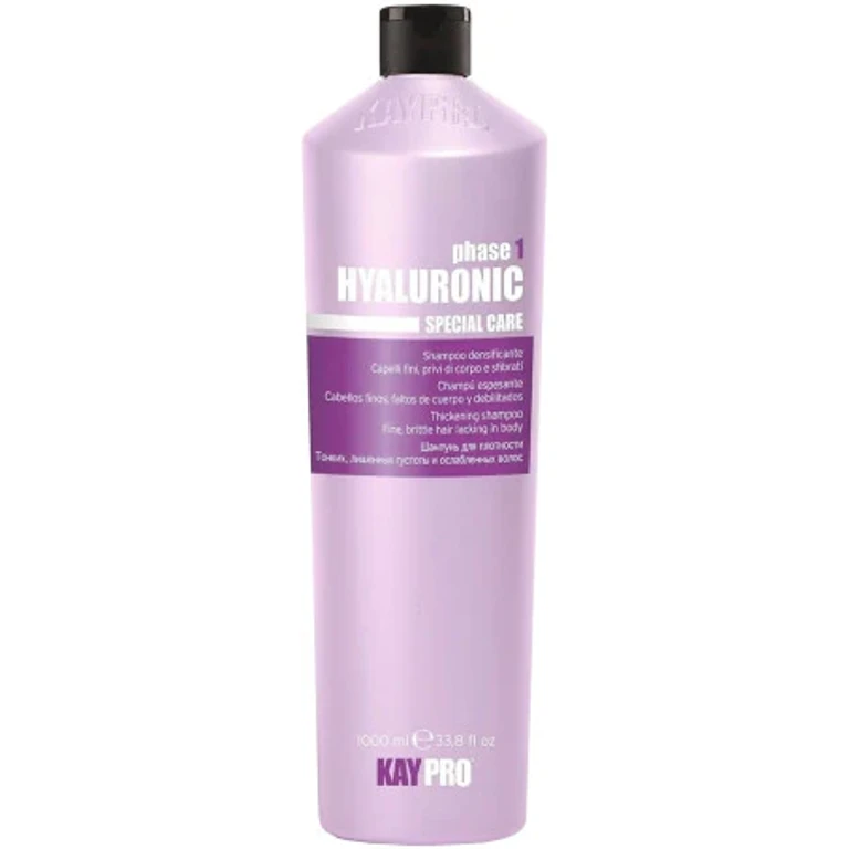 KayPro Hyaluronic Shampo - shampoo that adds volume to the hair, 1000 ml