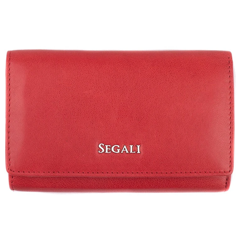 Women's Leather Wallet 7074 red
