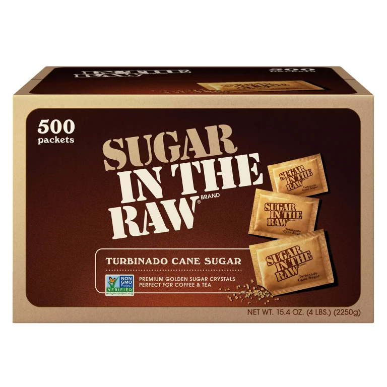Turbinado Cane Sugar Packets, 500 ct.