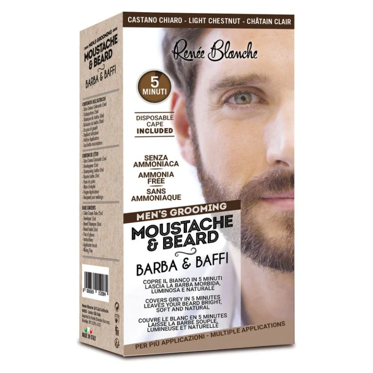 Renee Blanche Men'S Grooming Moustache & Beard Light Brown