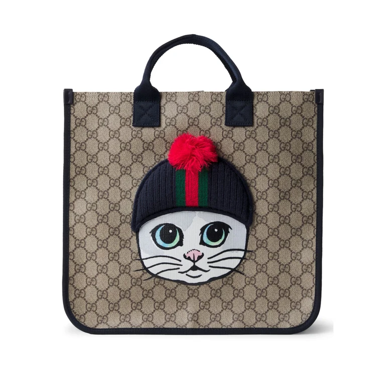 Handbag Gg Supreme Print "Junior"