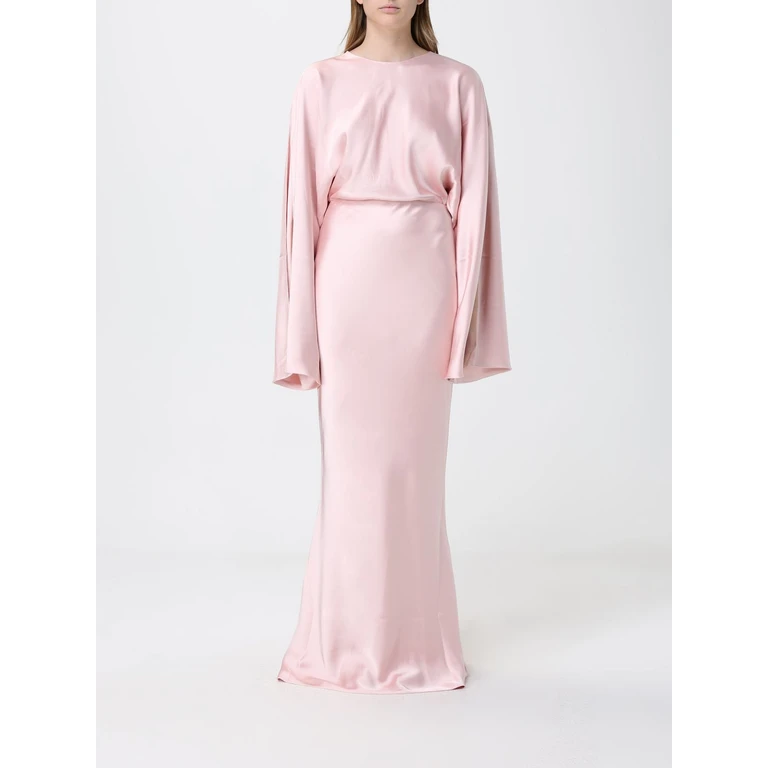 Long Satin Dress (ST1263SAR18838PINK)
