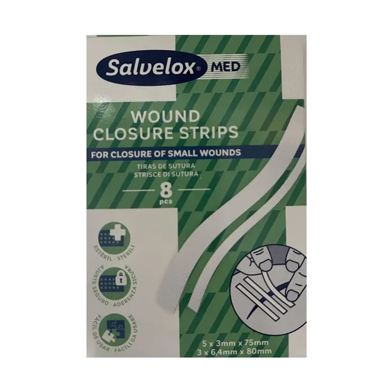 Suture strips Salvelox 8 assorted pieces