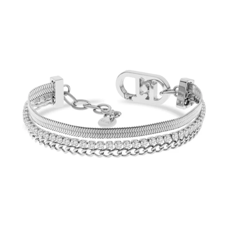 Liu Jo Triple Steel Bracelet for Women Fashion Lj2646