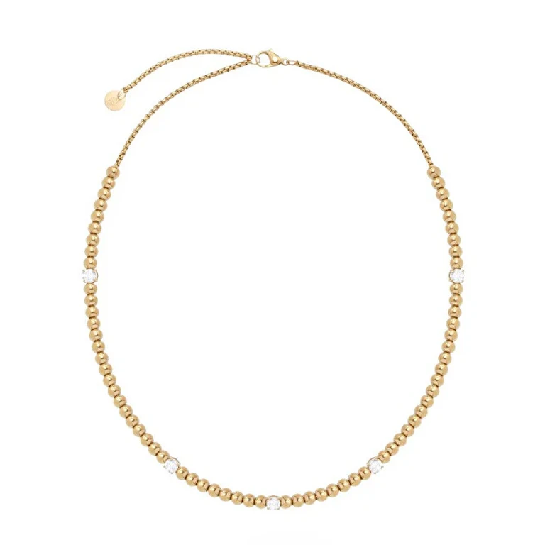 Liu Jo Necklace with Beads in Gold-Plated Steel Lj2982