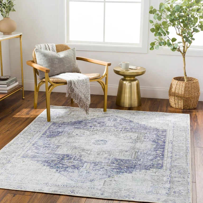 Amelie Area Rug, Blue, 8'x10':- 8'x10', Blue