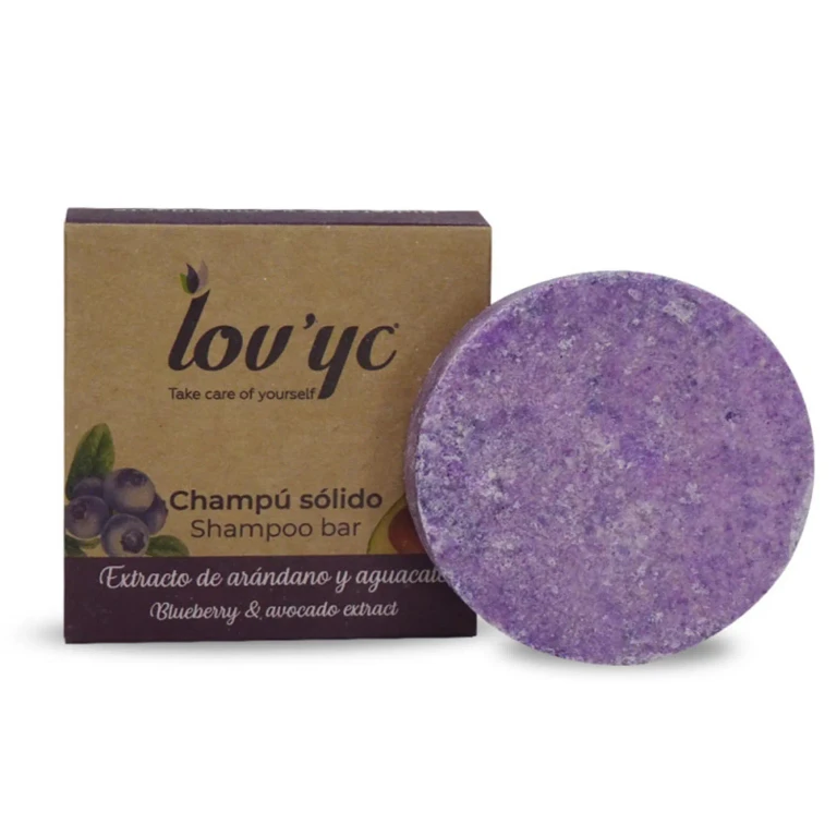 Lovyc Solid Shampoo Blueberry and Avocado 50g