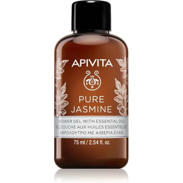 Shower gel Apivita Pure Jasmine Moisturizing with Essential Oils 75ml