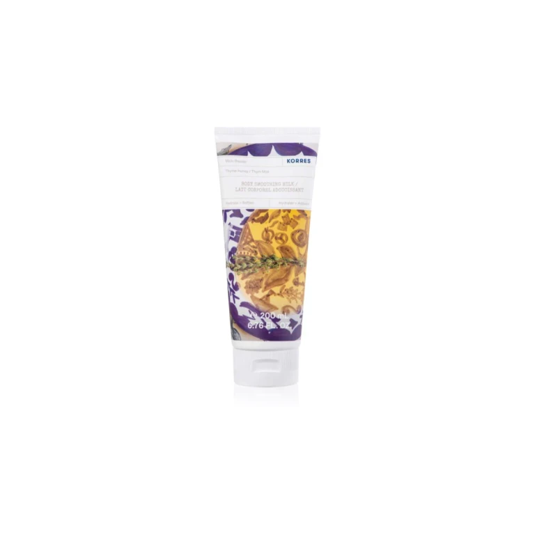 thyme and honey moisturizing body milk with almond oil 200 ml