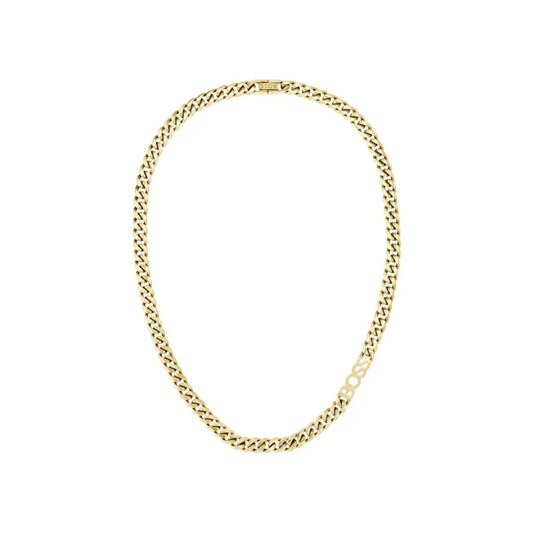 Distinctive Gold-Plated Necklace for Men Kassy 1580770