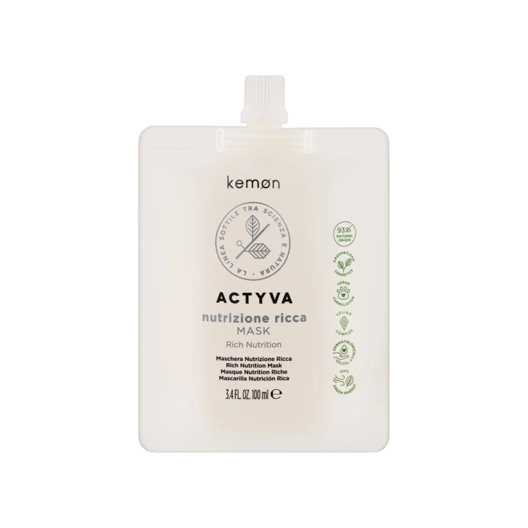 Actyva Nutrizione Ricca Maschera Busta Ricarica 100ml — Maschera capelli