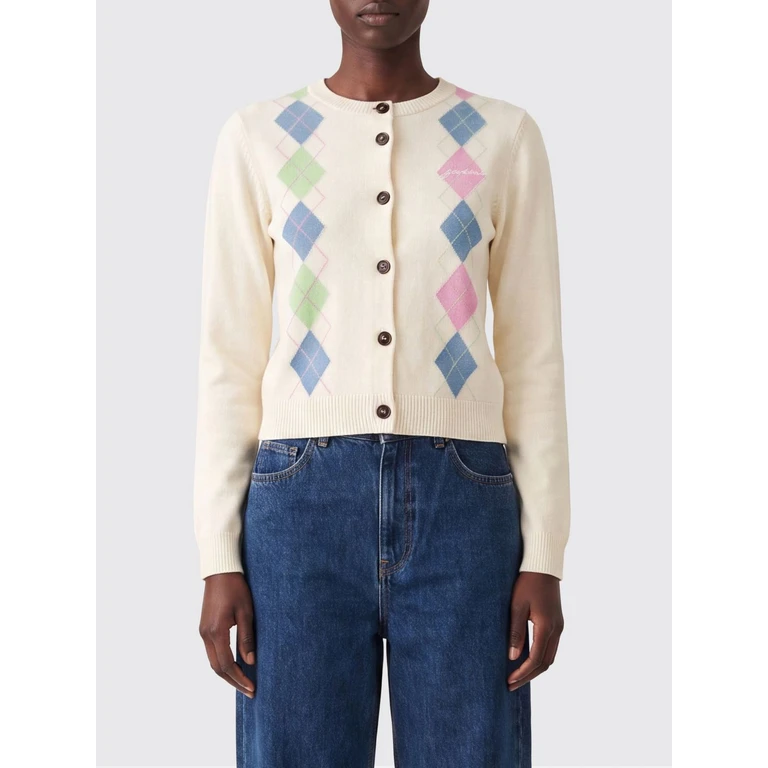 Slim Fit Argyle Cotton Cardigan (A1160009135)
